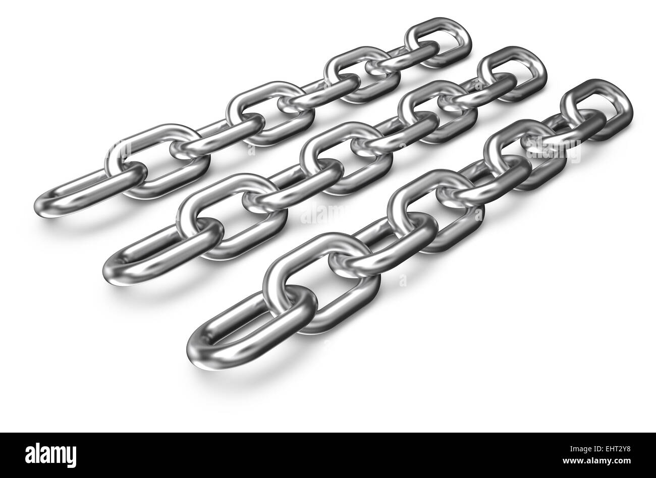 chains isolated on white background Stock Photo Alamy