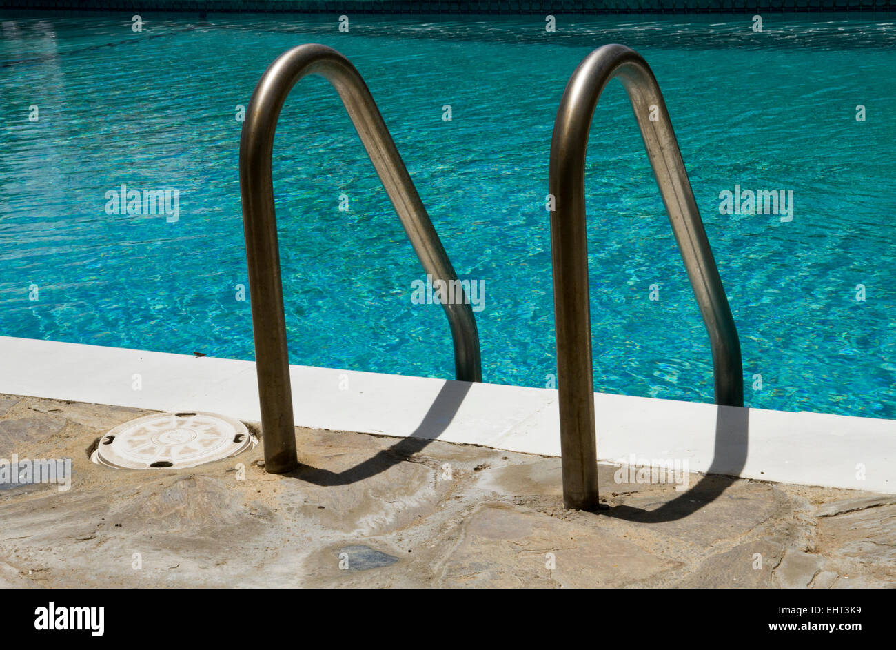 Pool safety rails hi-res stock photography and images - Alamy