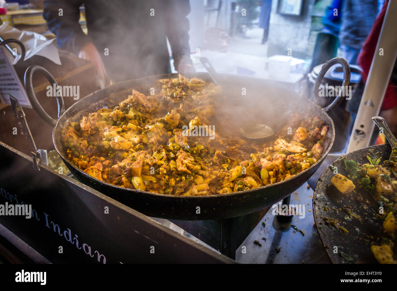 Borough Market Curry Stock Photo