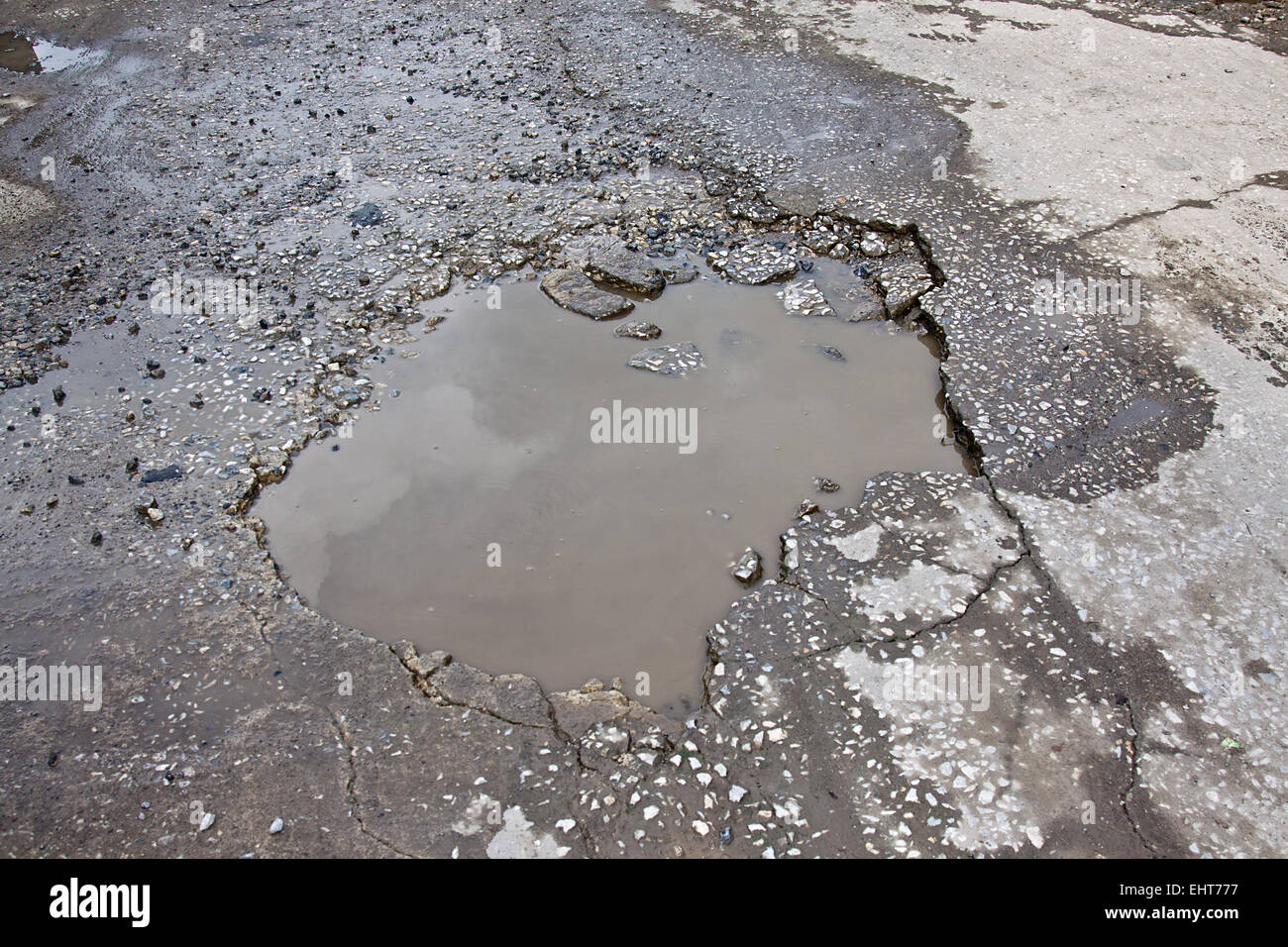 Potholes Stock Photo