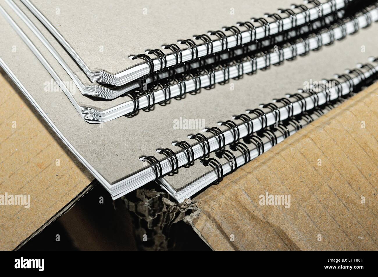 Transport damage parcel services Stock Photo