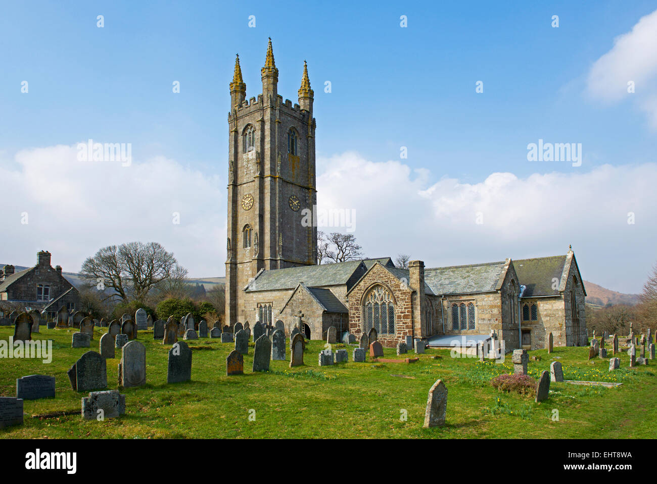 St Andrew's Church, Ashburton, Devon, England UK Stock Photo - Alamy