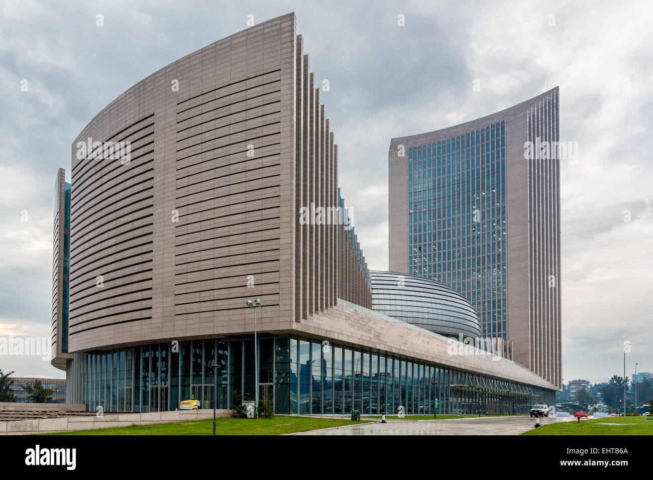 African Union Headquarters Stock Photo