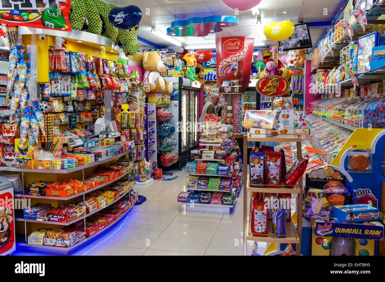 Sweet Shop in London England United Kingdom UK Stock Photo