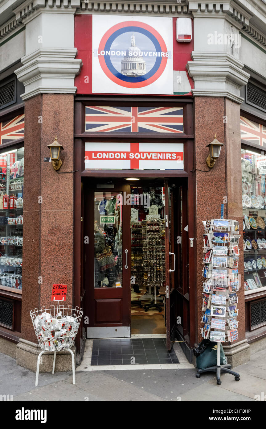 Souvenir shop in London England United Kingdom UK Stock Photo