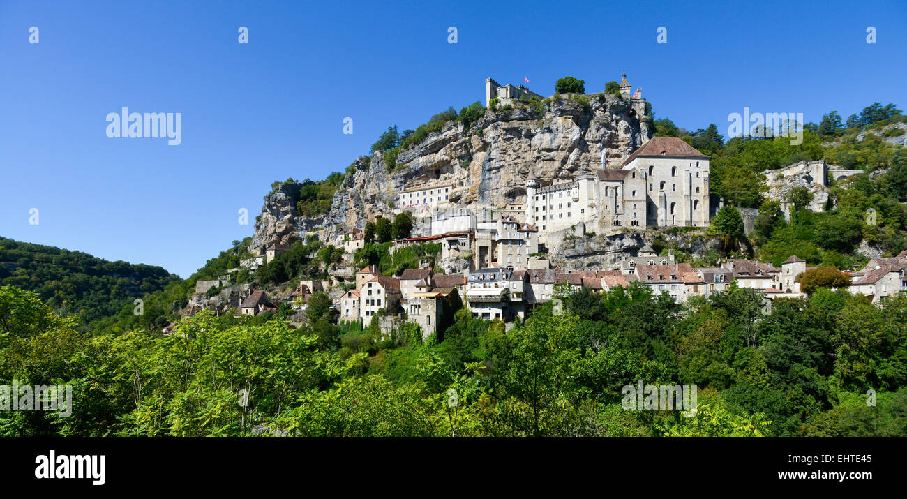 Steep steps Big stairs at Pilgrimage site Rocamadour, Departement Lot, Midi  Pyrenees, South West France France, Europe Stock Photo - Alamy