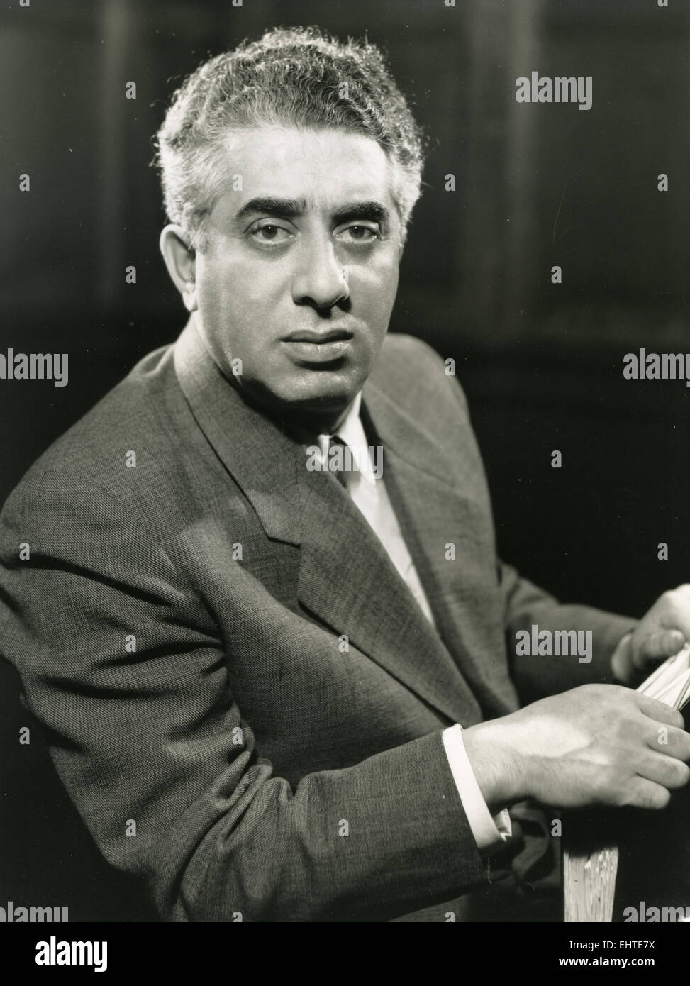 ARAM KHACHATURIAN (1903-1978) Soviet Armenian composer and conductor about 1953. Photo Derek Allen Stock Photo
