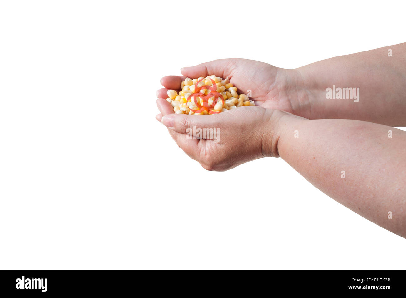 Corn Biohazard Stock Photo