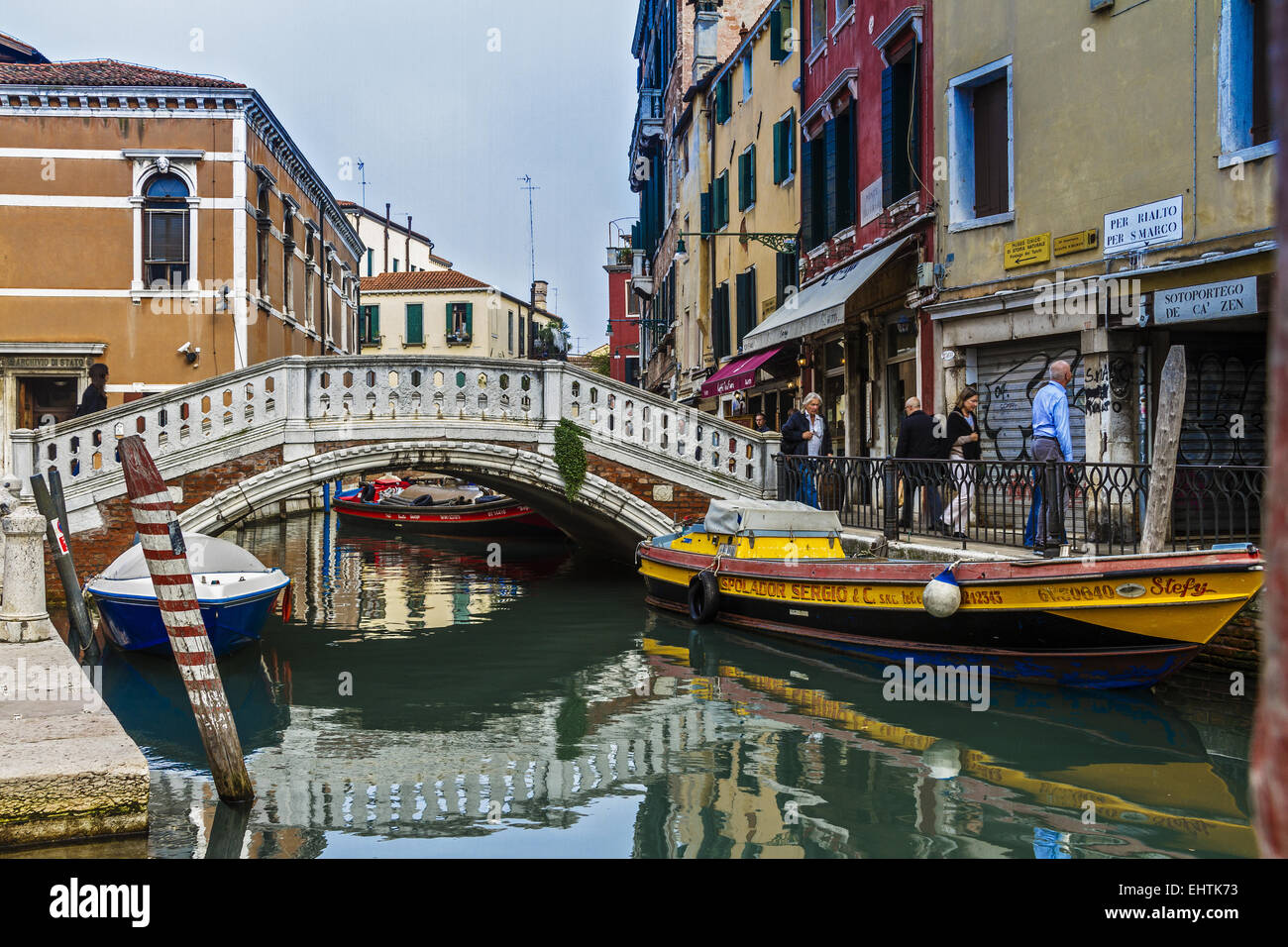 Canal street scene hi-res stock photography and images - Alamy