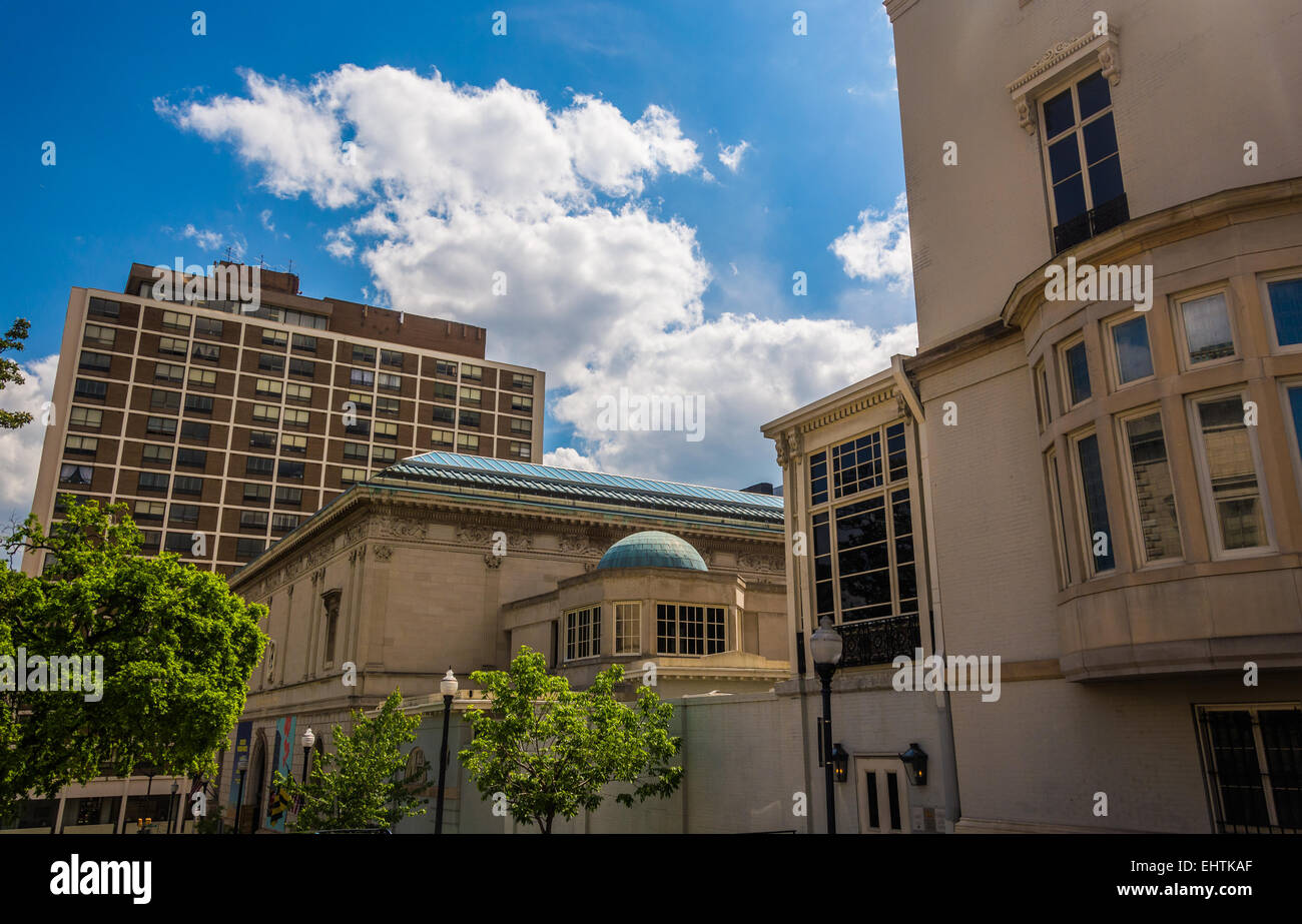 Exterior of the Walter's Art Museum in Baltimore, Maryland Stock Photo