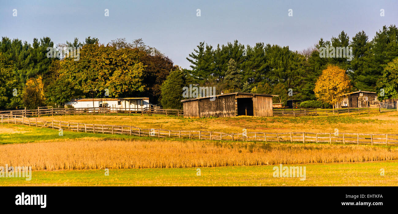 Farm in rural Frederick County, Maryland Stock Photo Alamy