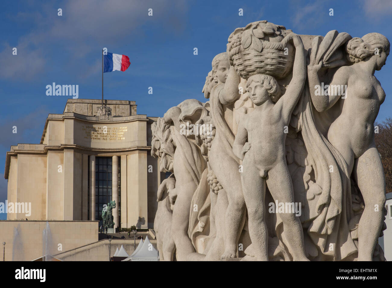 ILLUSTRATION OF THE CITY OF PARIS, ILE-DE-FRANCE, FRANCE Stock Photo