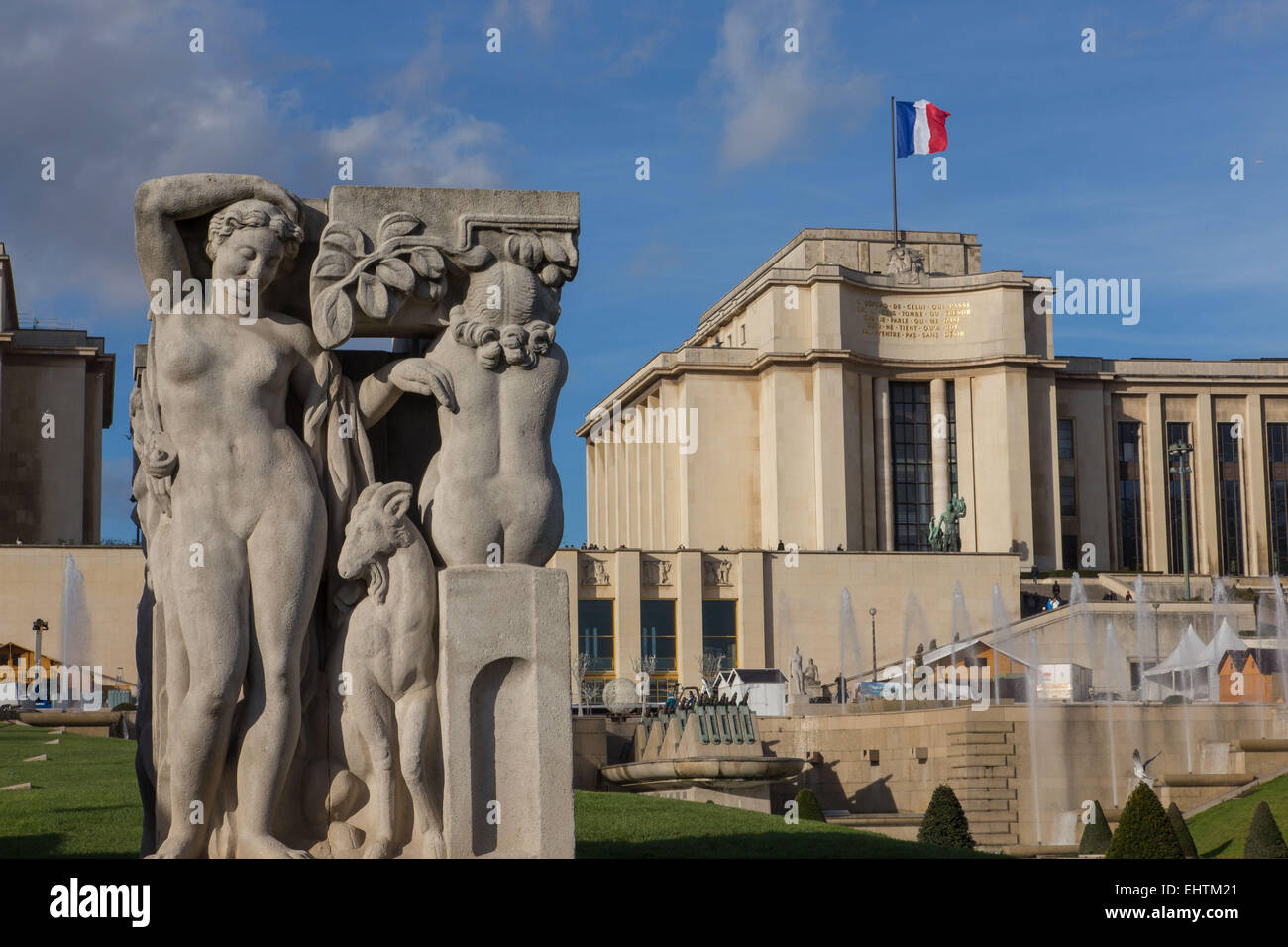 ILLUSTRATION OF THE CITY OF PARIS, ILE-DE-FRANCE, FRANCE Stock Photo