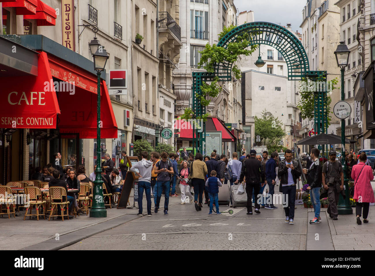 ILLUSTRATION OF THE CITY OF PARIS (75), ILE-DE-FRANCE, FRANCE Stock Photo