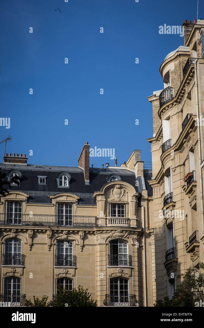 ILLUSTRATION OF NEUILLY-SUR-SEINE, HAUTS-DE-SEINE (92), FRANCE Stock Photo