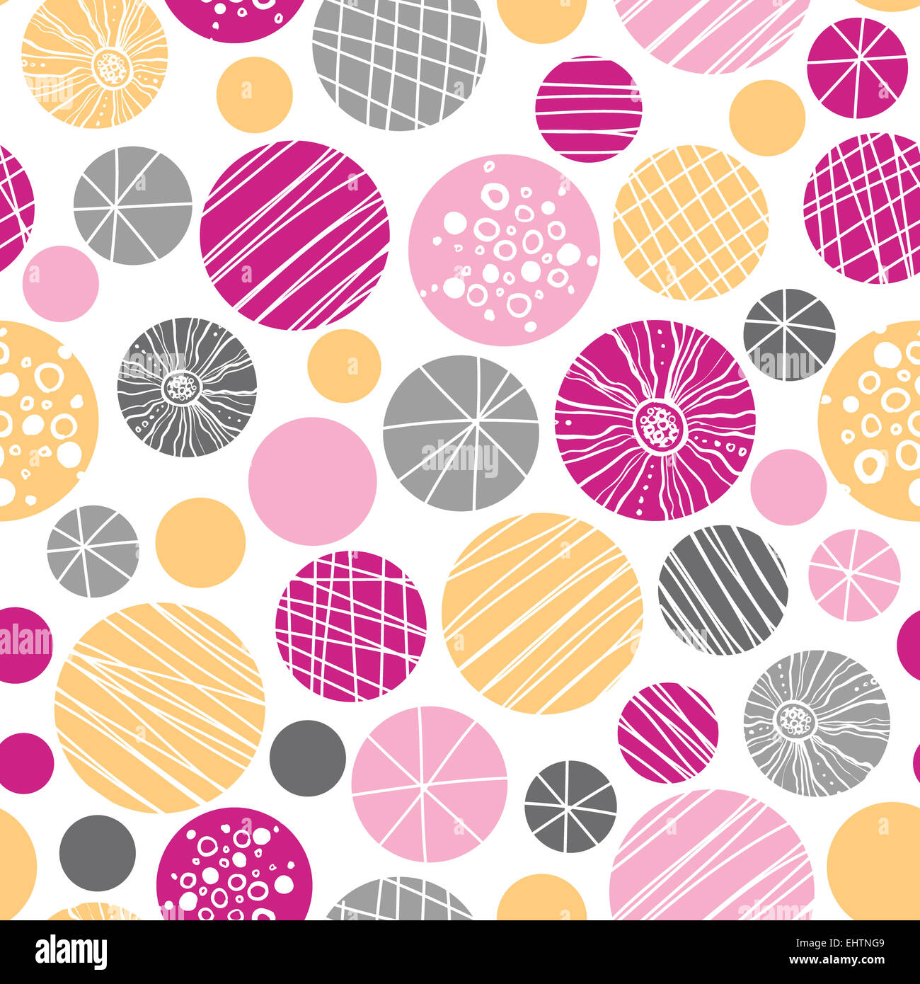 Abstract textured bubbles seamless pattern background Stock Photo - Alamy