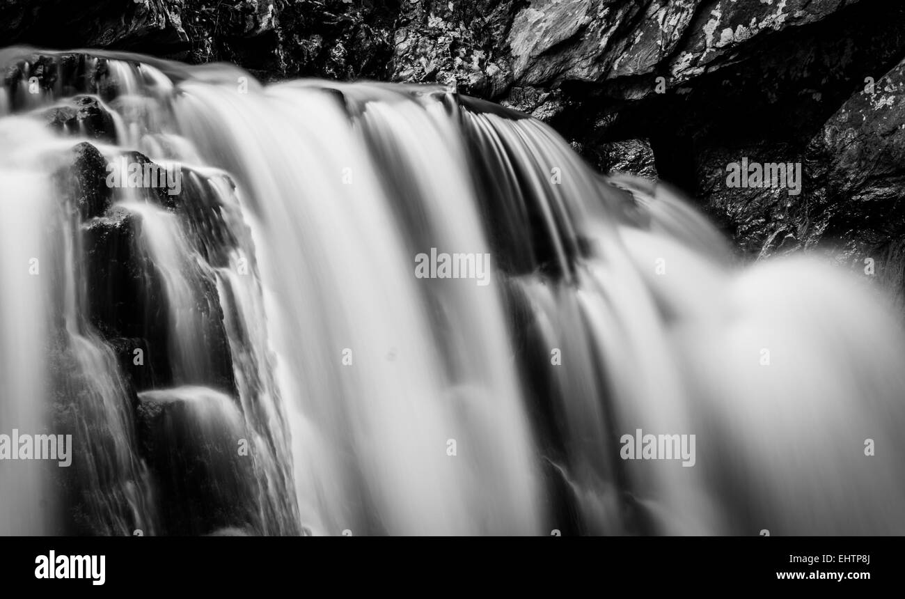 Kilgore Falls, at Rocks State Park, Maryland. Stock Photo