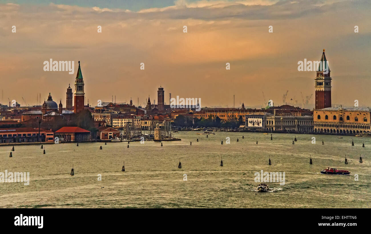 Venice italy view from sea hi-res stock photography and images - Alamy