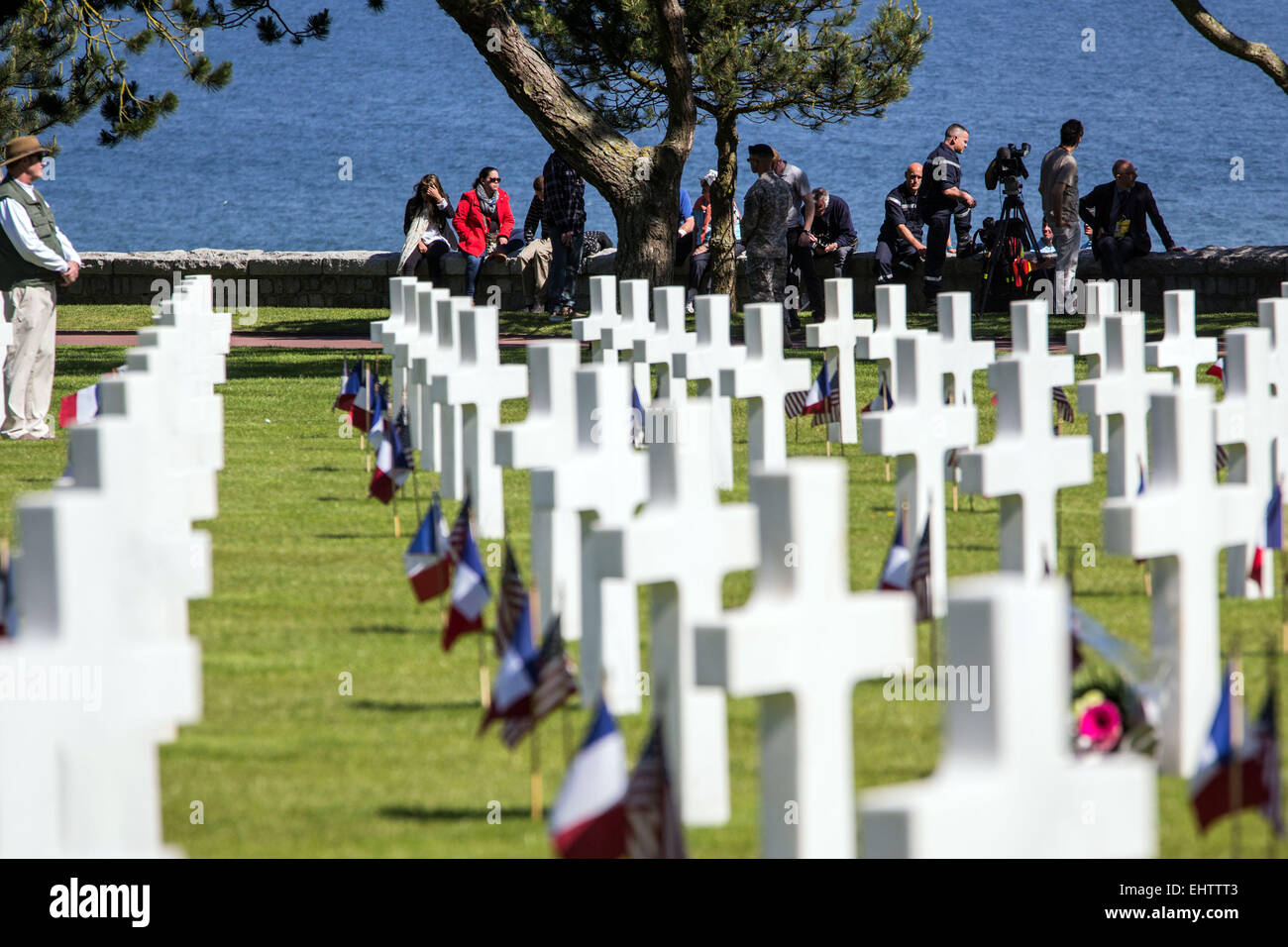 COMMEMORATION OF THE 70TH ANNIVERSARY OF THE NORMANDY LANDINGS, FRANCE Stock Photo