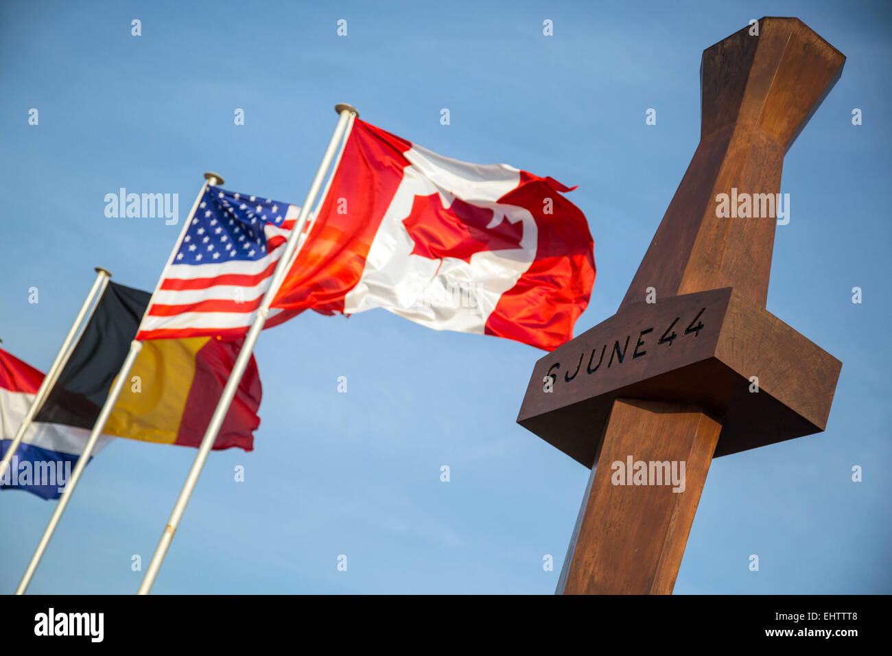 COMMEMORATION OF THE 70TH ANNIVERSARY OF THE NORMANDY LANDINGS, FRANCE Stock Photo