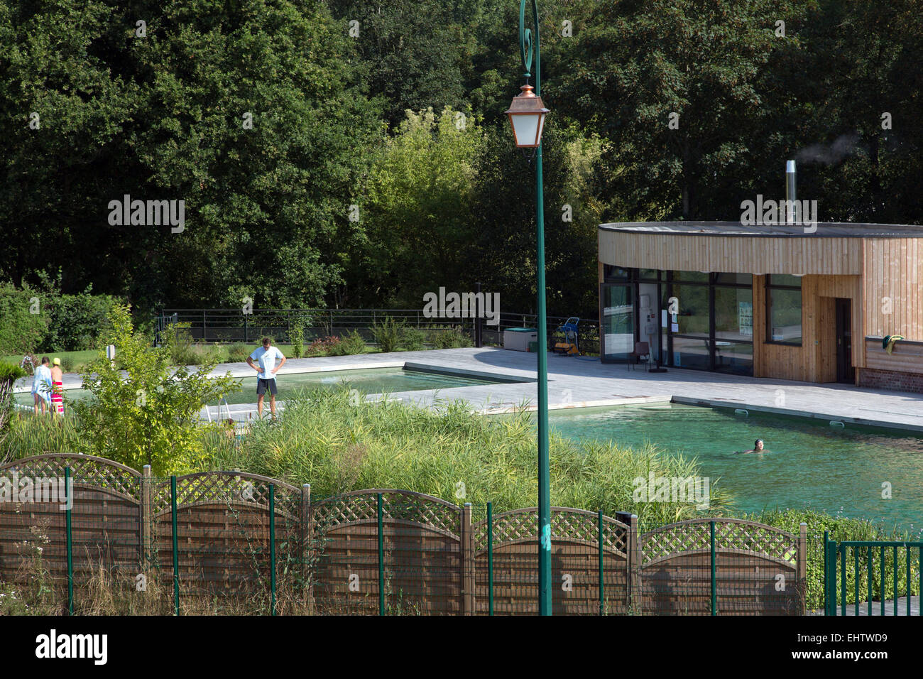 ORGANIC POOL, FRANCE Stock Photo