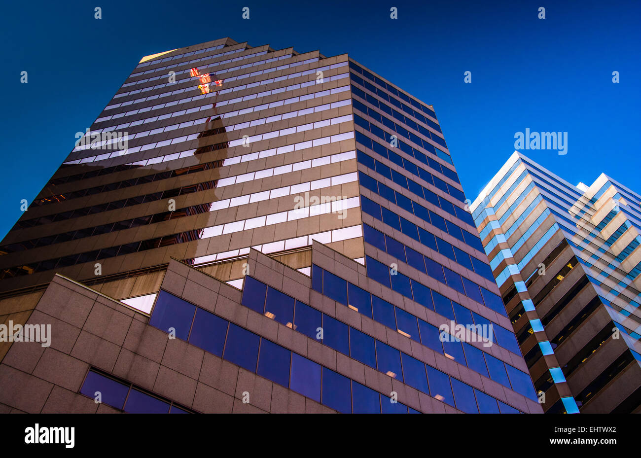 Modern skyscrapers in downtown Baltimore, Maryland Stock Photo Alamy
