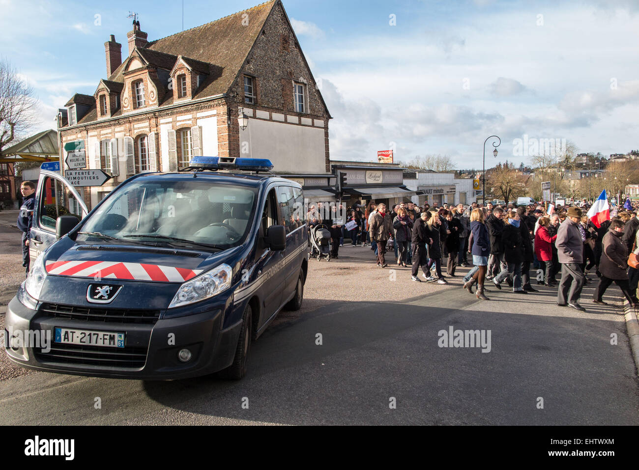 RALLY AGAINST TERRORISM, FRANCE Stock Photo