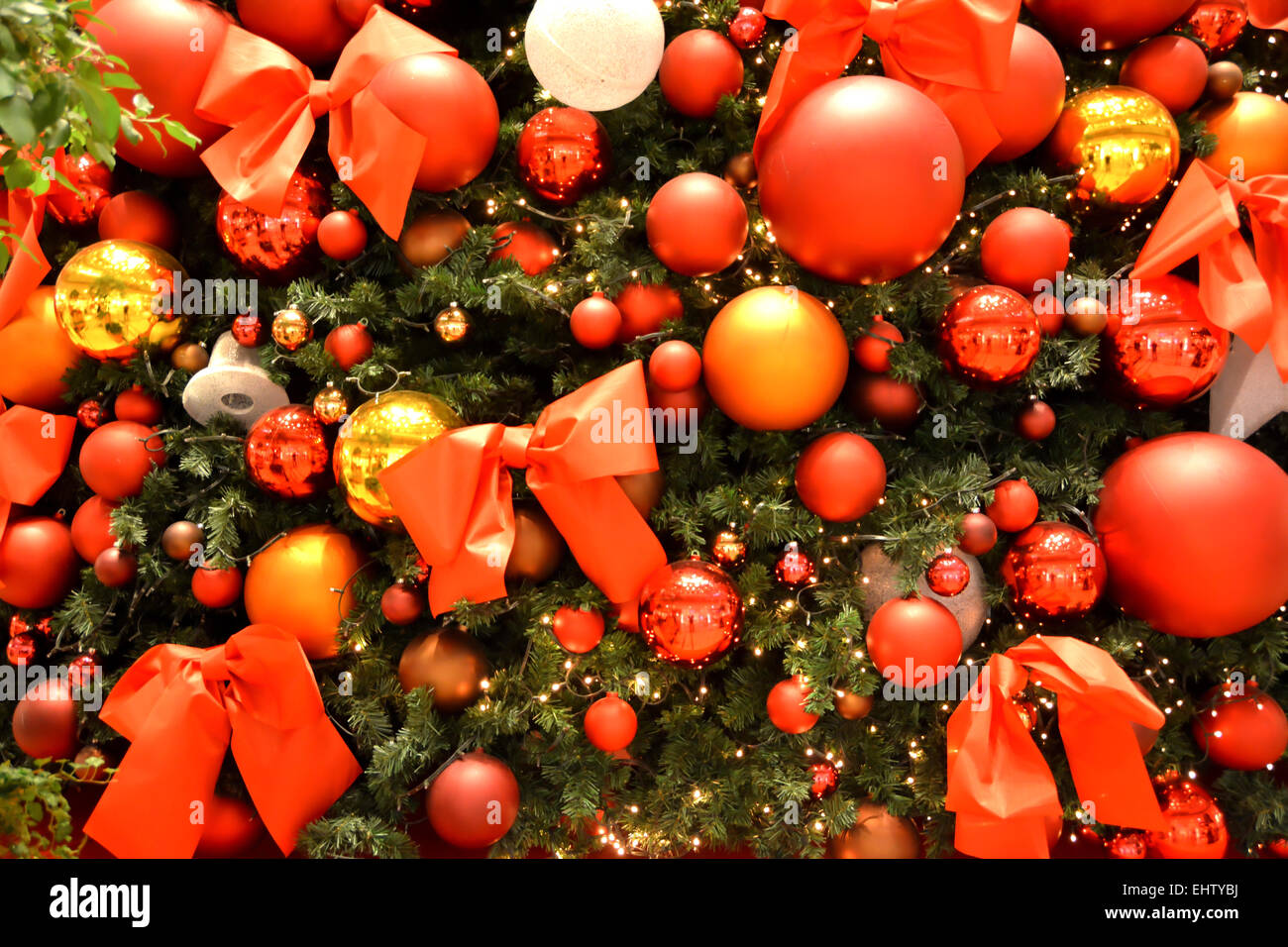 decorated Christmas tree Stock Photo Alamy