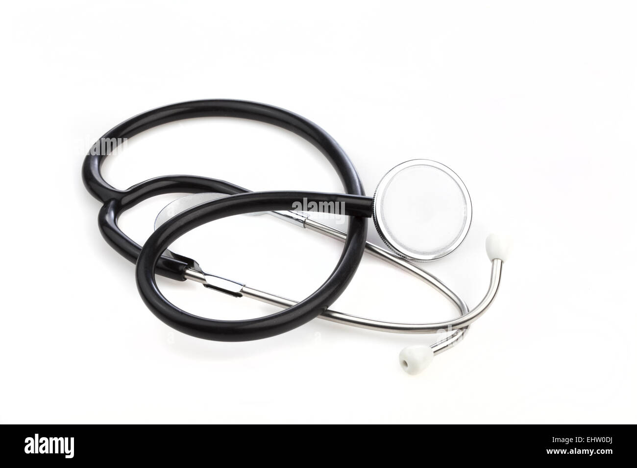 Stethoscope, medical device for auscultation Stock Photo