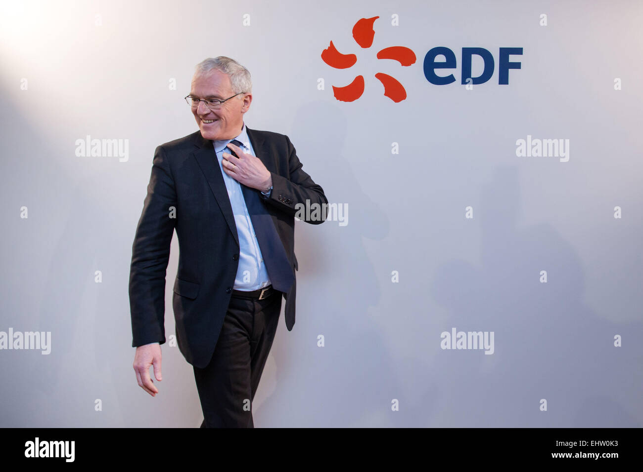 JEAN BERNARD LEVY, CEO OF EDF, ELECTRICITE DE FRANCE Stock Photo