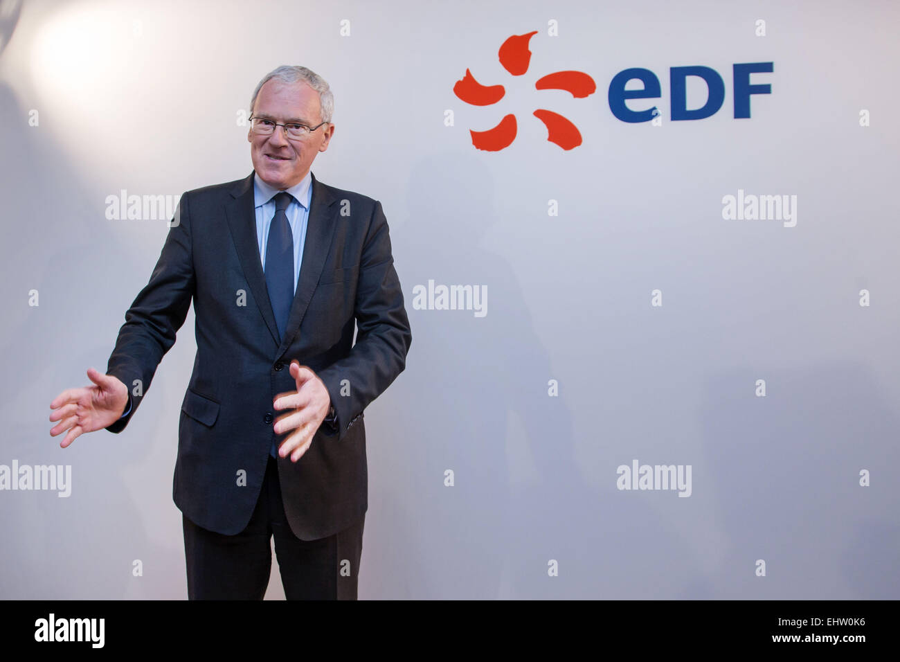 JEAN BERNARD LEVY, PDG EDF, ELECTRICITE DE FRANCE Stock Photo