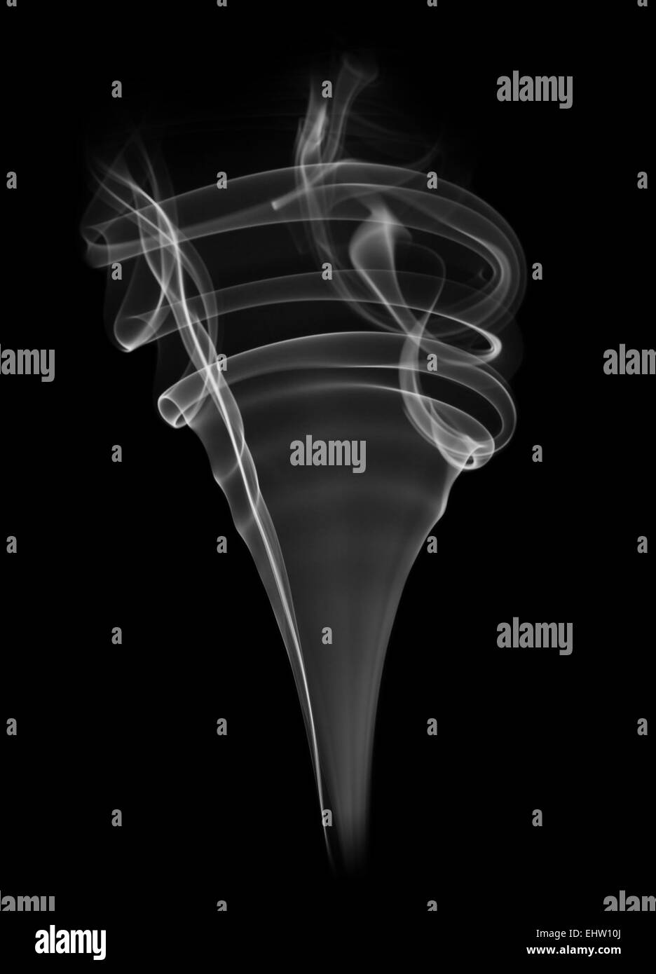 White abstract smoke isolated on black background Stock Photo - Alamy