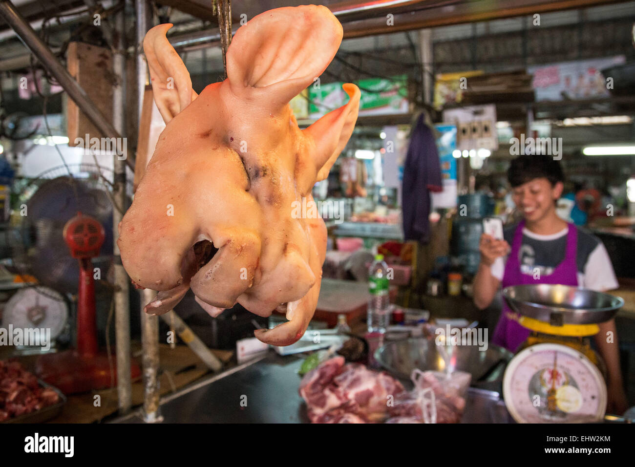 MARKET SCENES IN THAILAND, ASIA DU SUD-EST Stock Photo