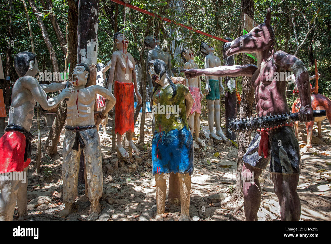 Hell As Seen By A Thai Artist Province Of Chumphon Thailand Asia Du Sud Est Stock Photo Alamy