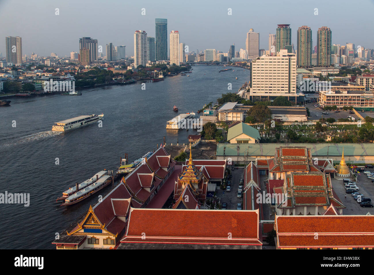 ILLUSTRATION OF BANGKOK, THAILAND, SOUTHEAST ASIA Stock Photo