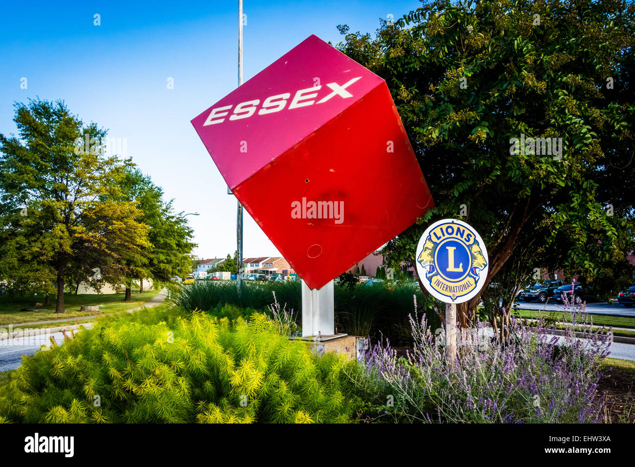 The Essex Cube in Essex, Maryland Stock Photo Alamy