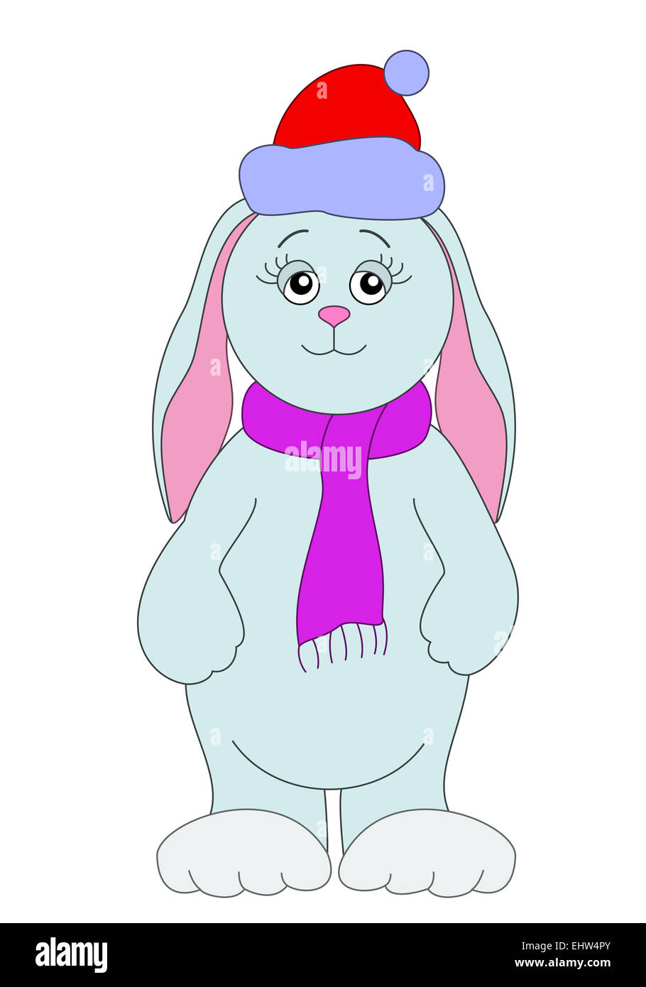 Baby wild rabbit in Cut Out Stock Images & Pictures - Alamy