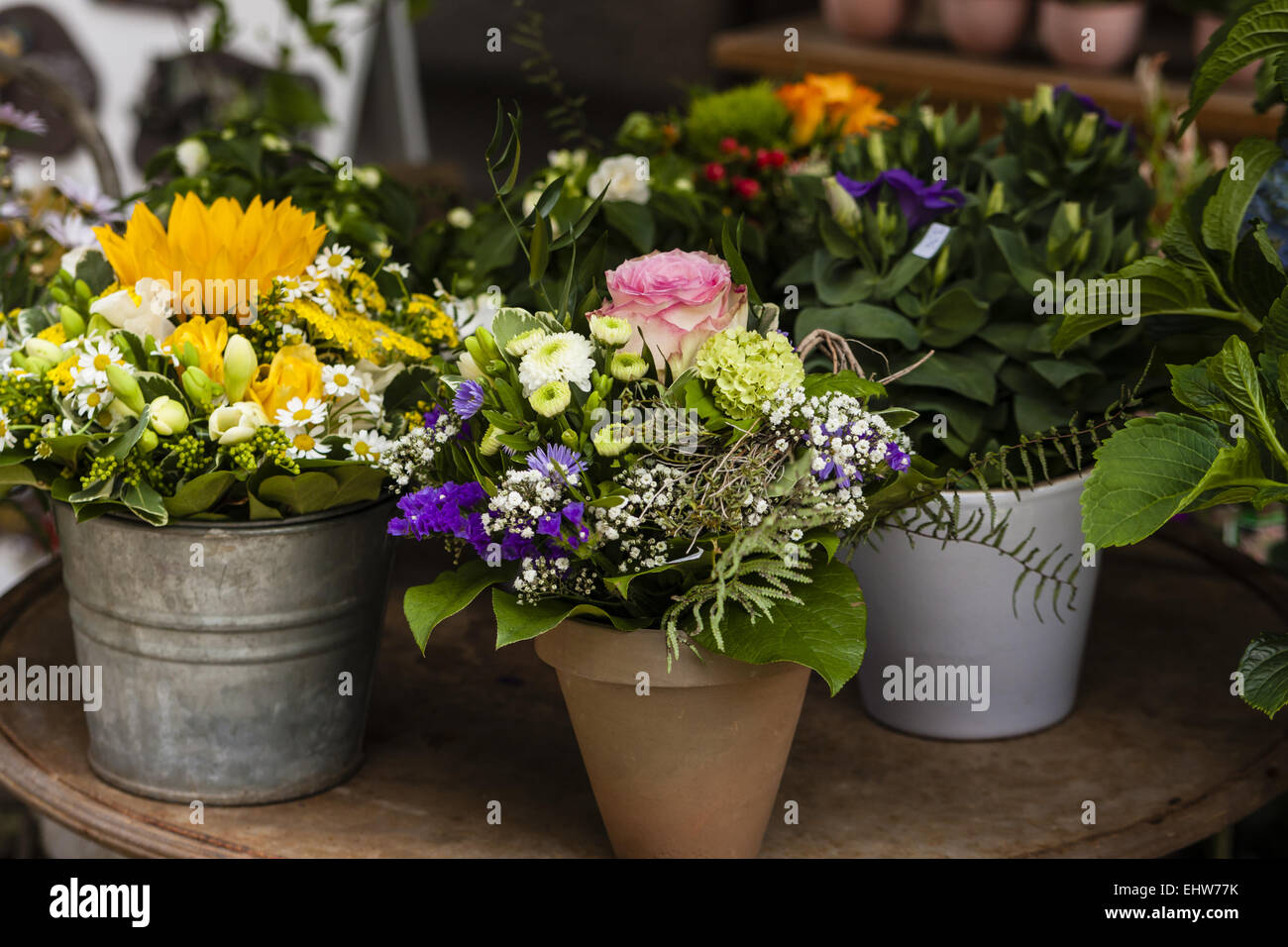Flower-Shop Stock Photo