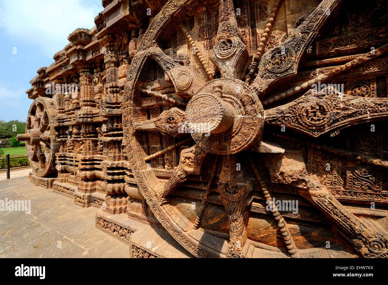 Konark Sun Temple in Odisha, India Stock Photo