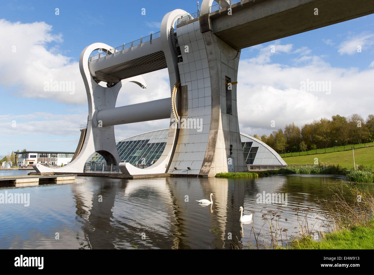 The Falkirk Wheel Stock Photo Alamy