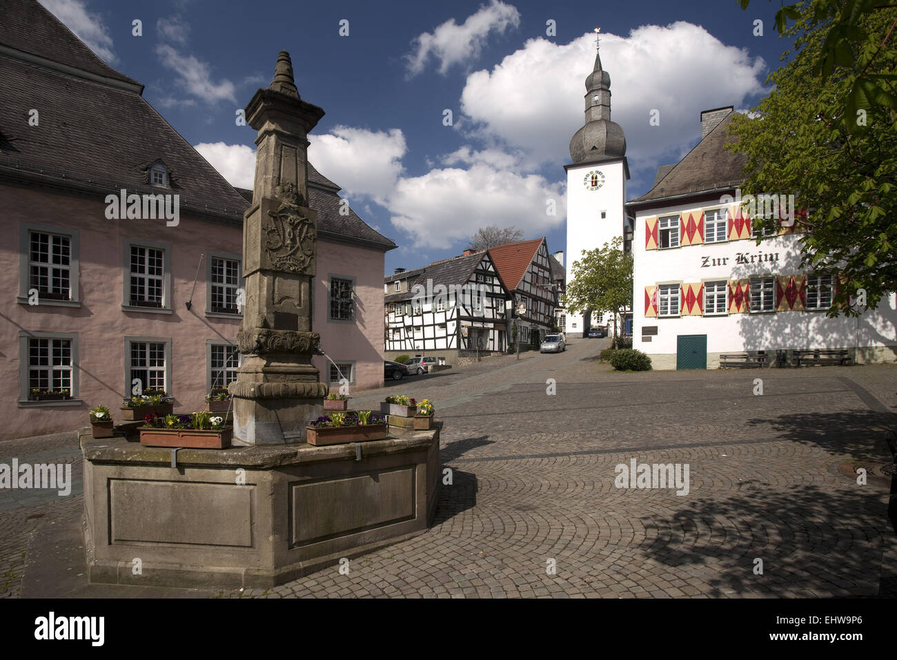 City view of Arnsberg in Germany. Stock Photo