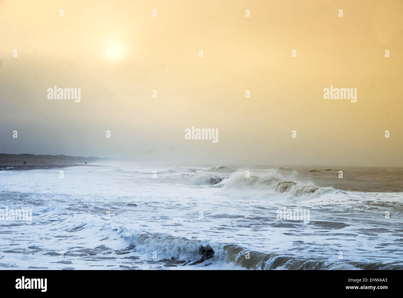 Beach in Denmark Stock Photo