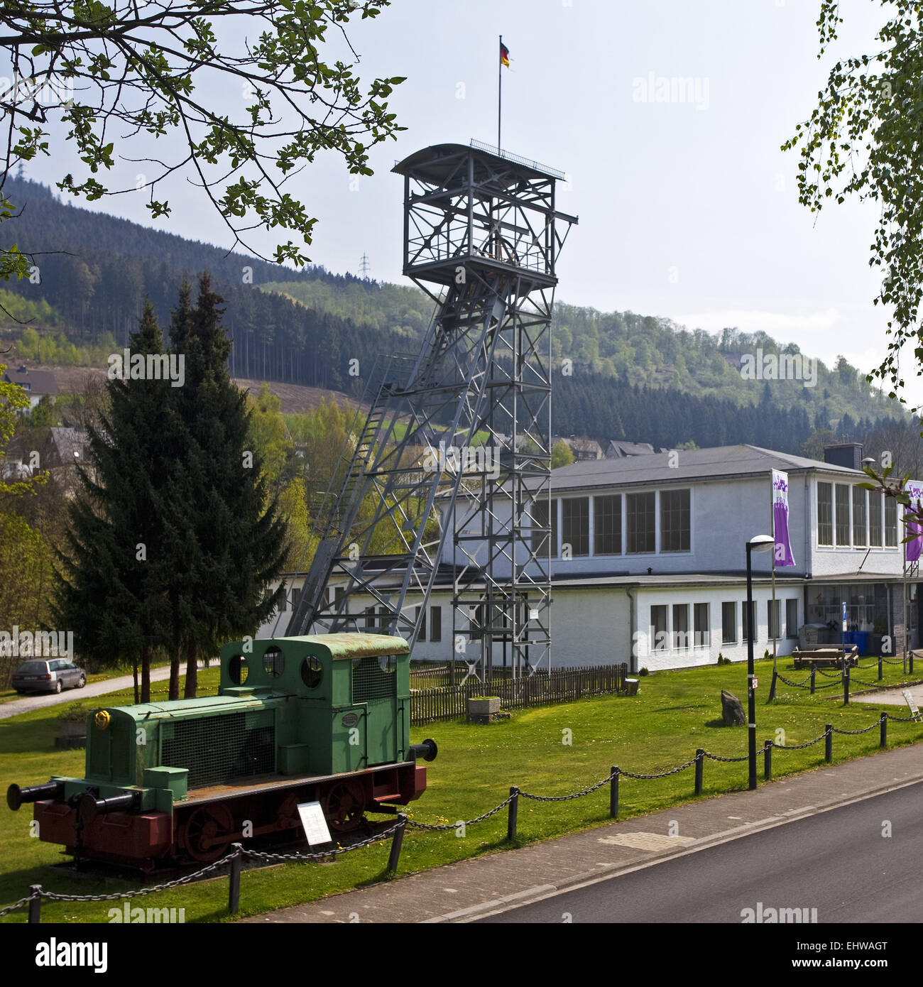 The mining museum in Ramsbeck Bestwig. Stock Photo