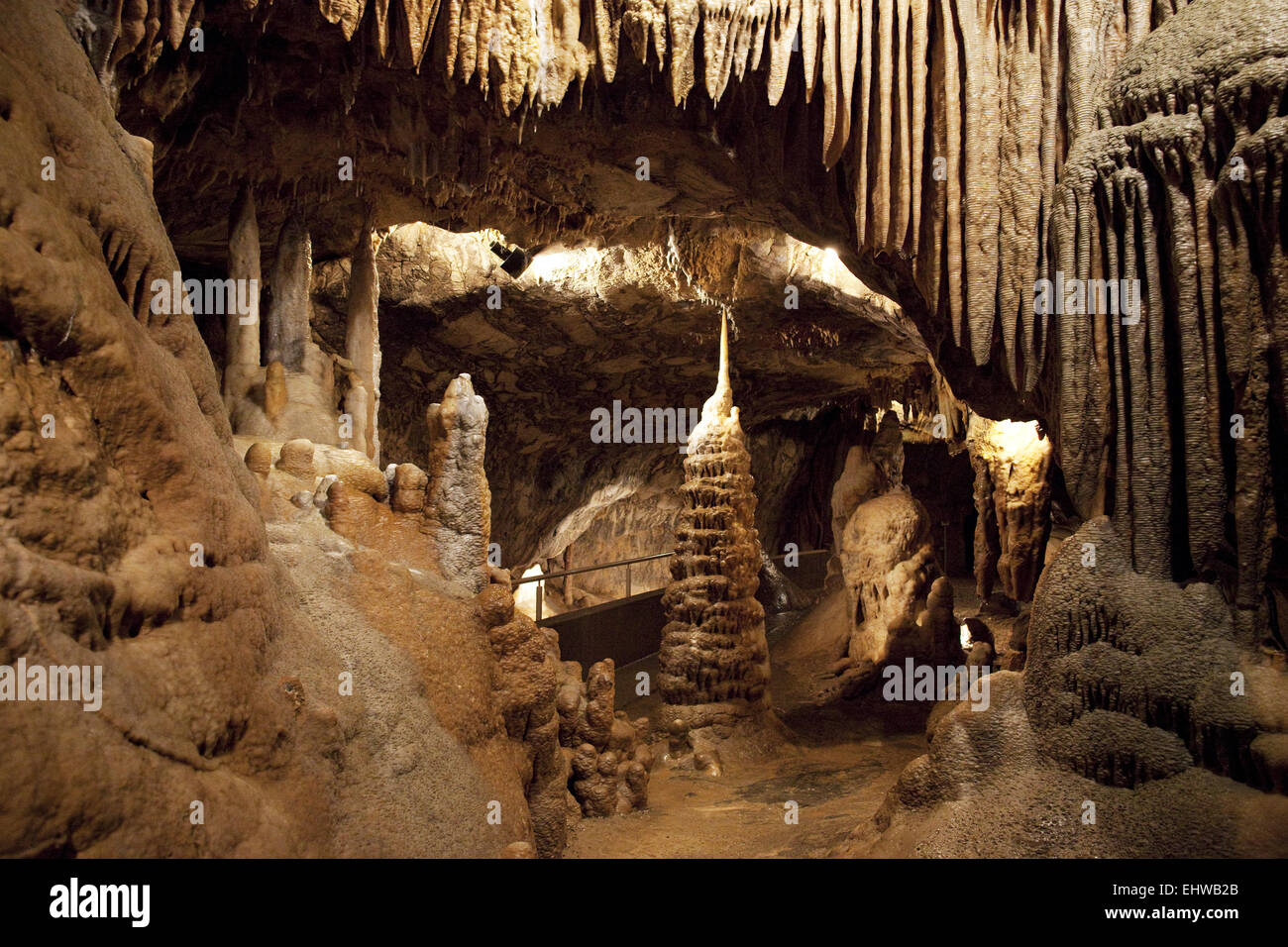 The Dechen Cave in Iserlohn. Stock Photo