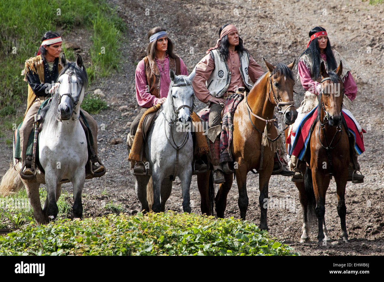 Karl May Games At Elspe Festival Stock Photo Alamy