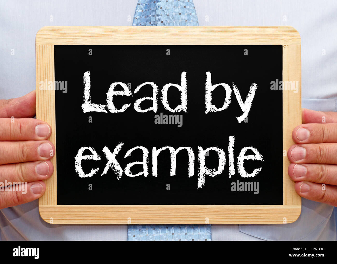 Lead by example Stock Photo Alamy