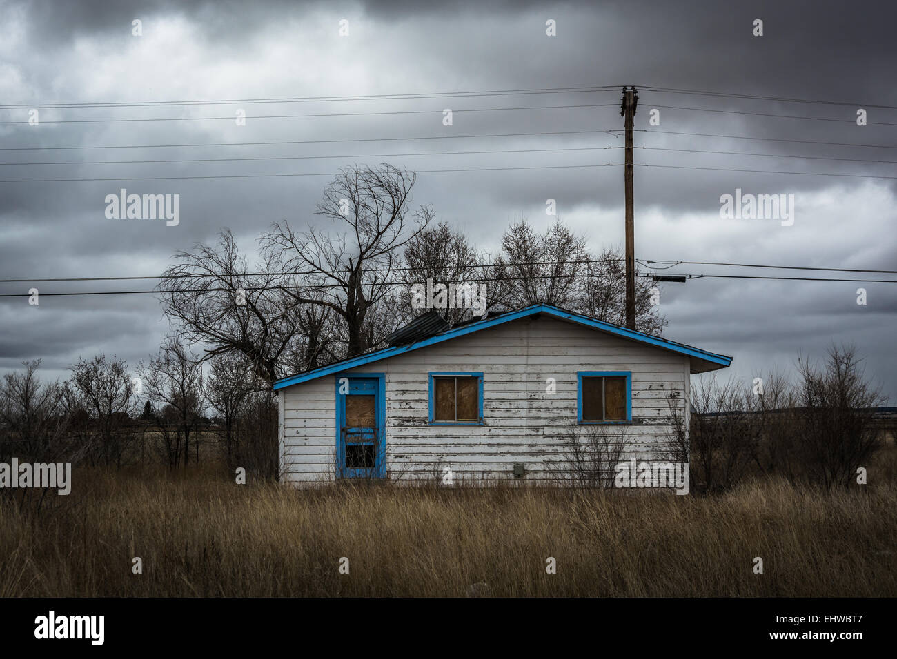 Abandoned house in Moriarty, New Mexico Stock Photo Alamy