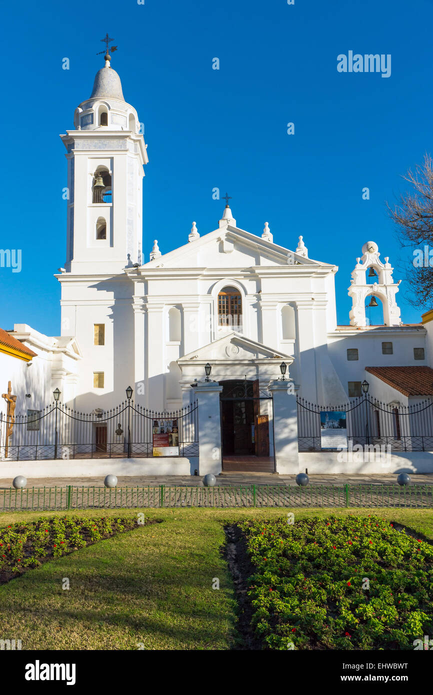 The church at the Recoleta cementary in Buenos Aires Stock Photo