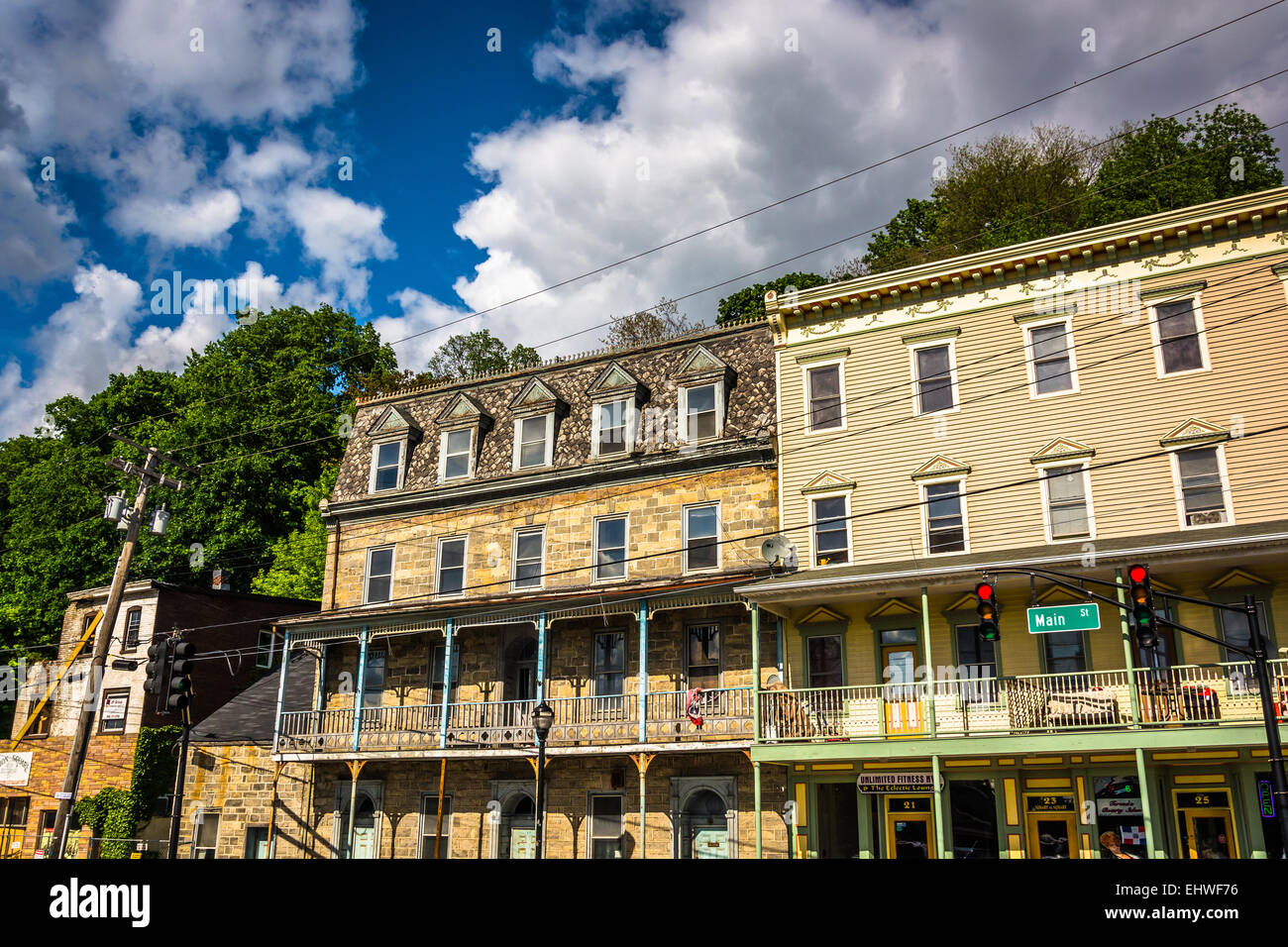 Downtown phillipsburg hires stock photography and images Alamy