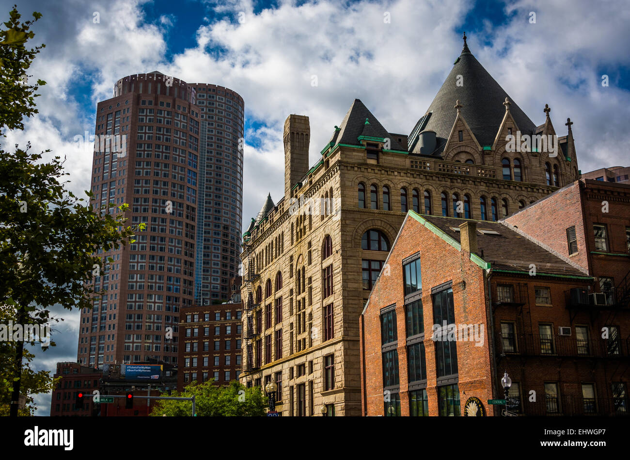 Diverse buildings in Boston, Massachusetts Stock Photo Alamy